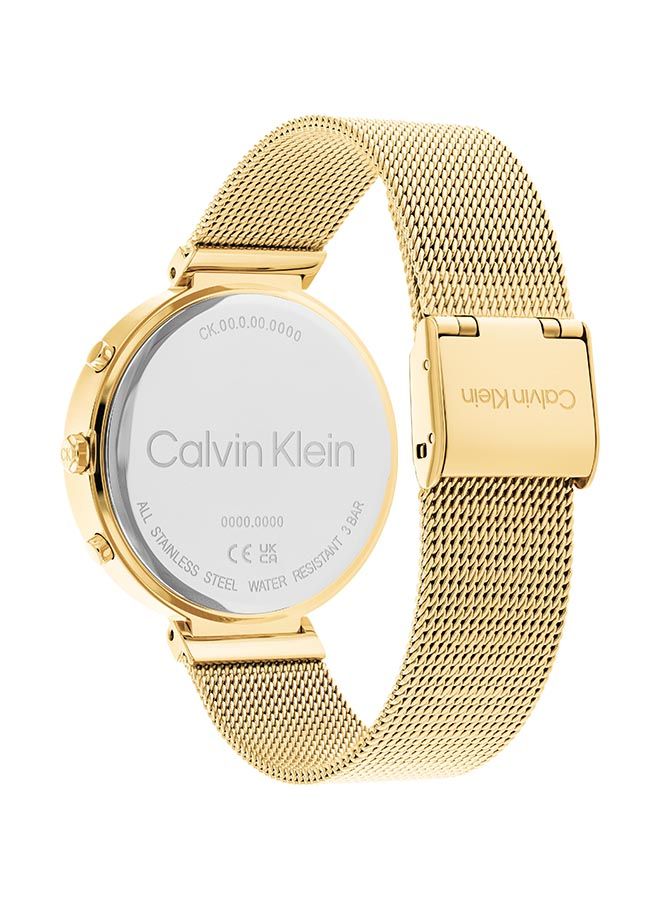 CALVIN KLEIN ساعة يد نسائية أنالوج دائرية من الفولاذ المقاوم للصدأ 25200287 - 36.5 مم - Image 2