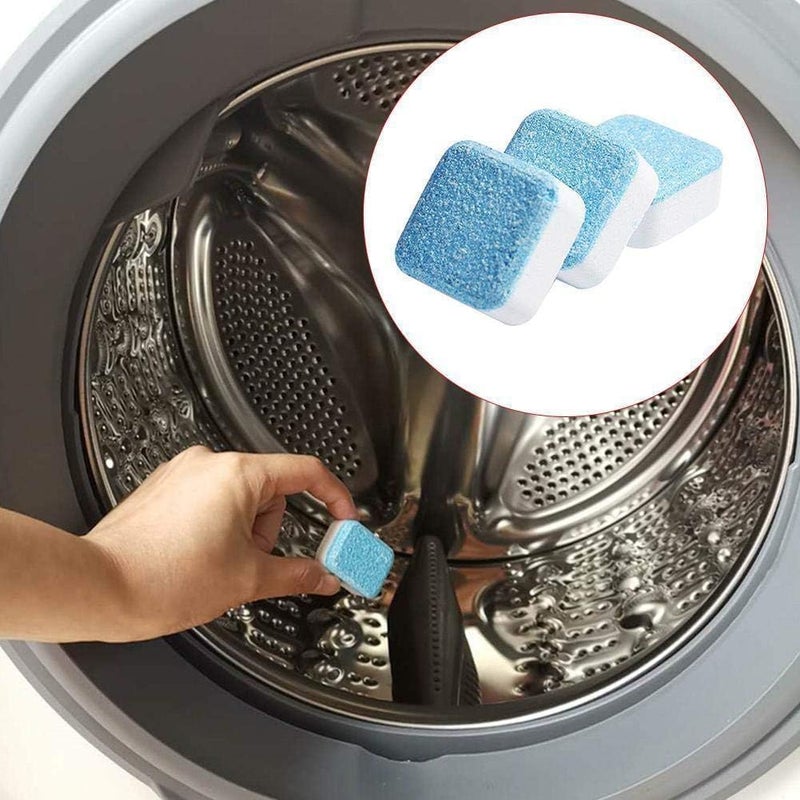 12 Pieces Cleaner Tablets – Dishwasher & Washing Machine Deep Cleaner, Safe Descaling for Kettles, Washers, Dryers – Effervescent Tablets for Home Appliance Cleaning - Image 2