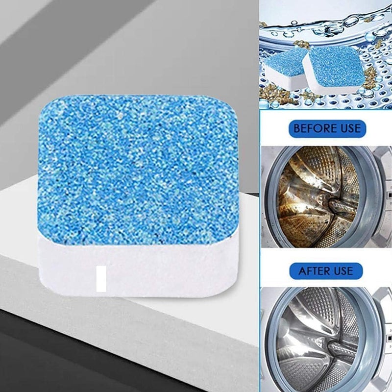 12 Pieces Cleaner Tablets – Dishwasher & Washing Machine Deep Cleaner, Safe Descaling for Kettles, Washers, Dryers – Effervescent Tablets for Home Appliance Cleaning - Image 5