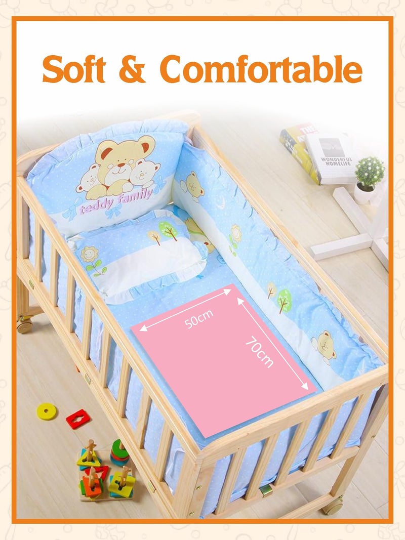 Bodycare Baby Dry Sheet Waterproof Bed Protector | Extra Absorbent | Anti - Bacterial & Odour Free Washable Gifts Pack, PACK of 2 Maroon & Violet 50 X 70 CM - Image 4