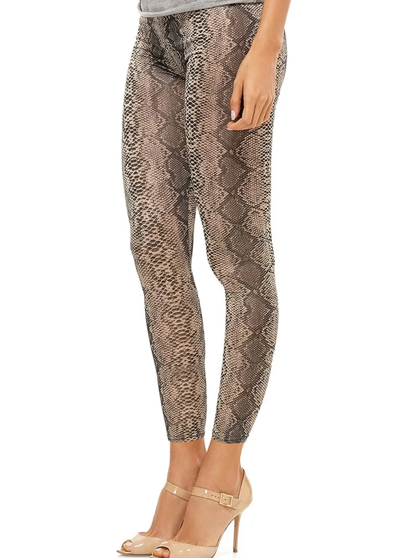 Ginger Printed Metallic Leggings