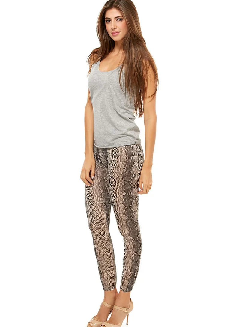 Ginger Printed Metallic Leggings