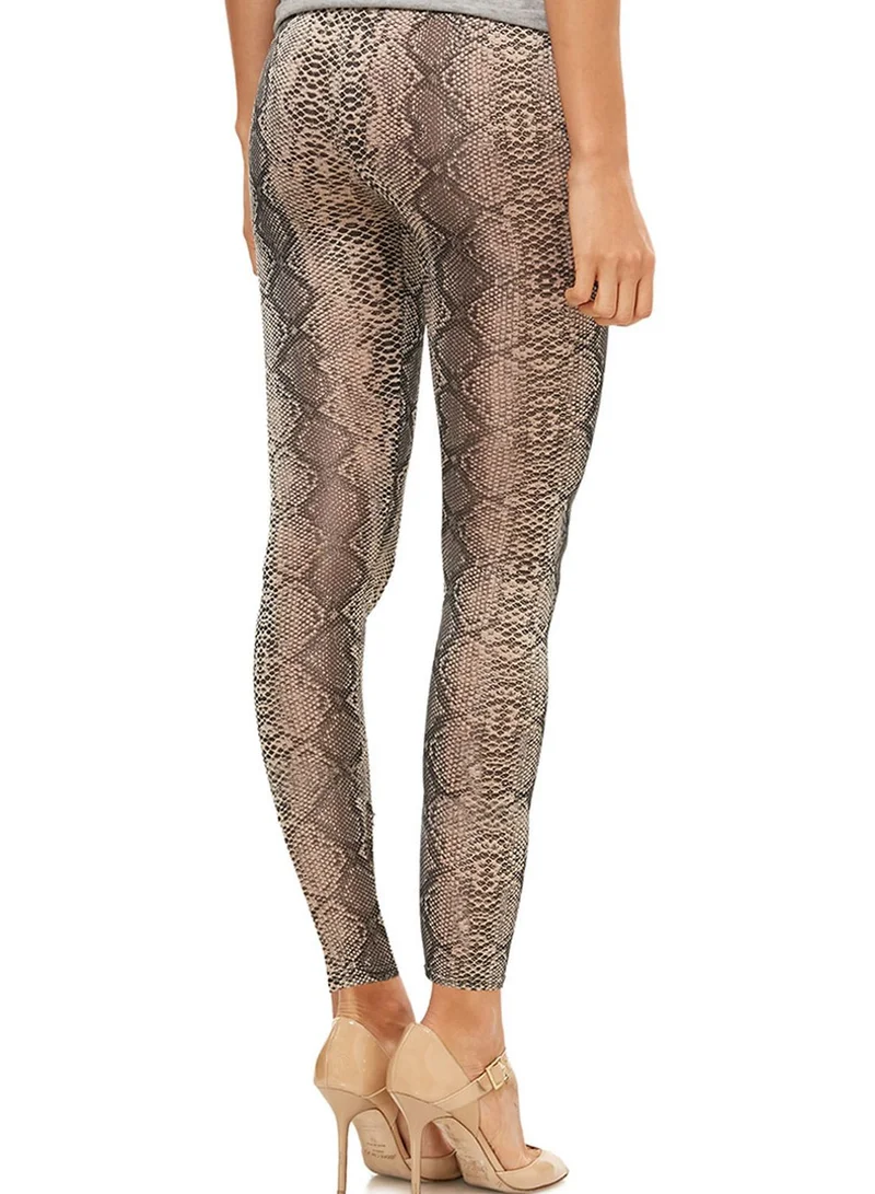 Ginger Printed Metallic Leggings