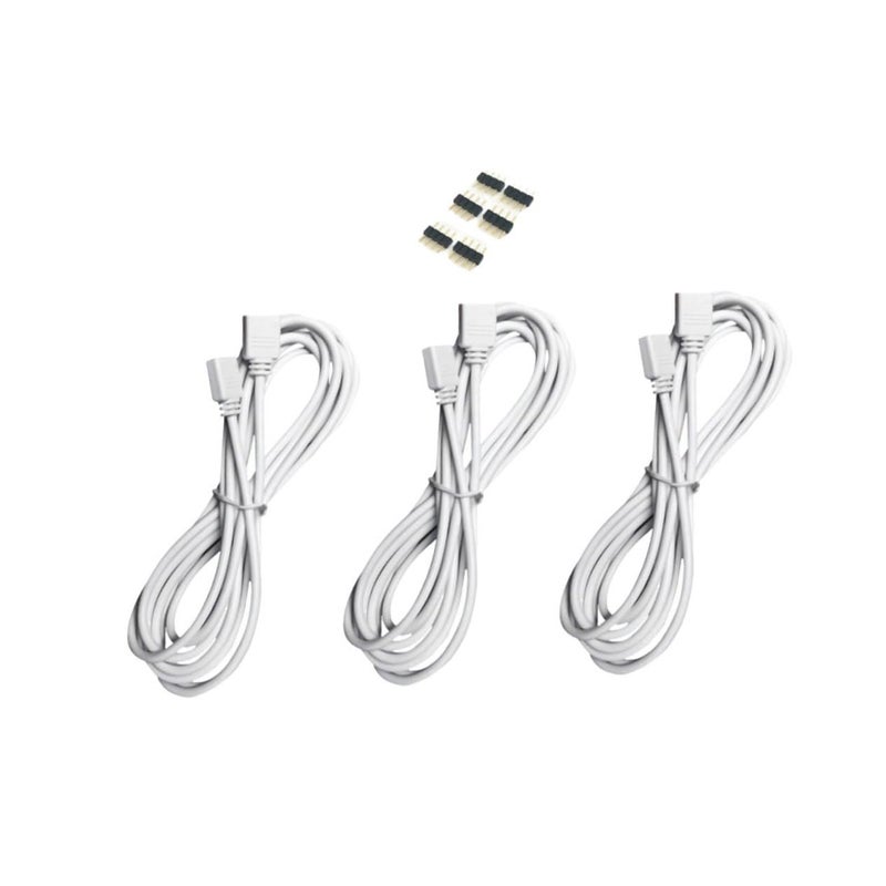 27 Pcs RGB LED Strip Connector Extension Cable Kit No Soldering Indoor Use - Image 3