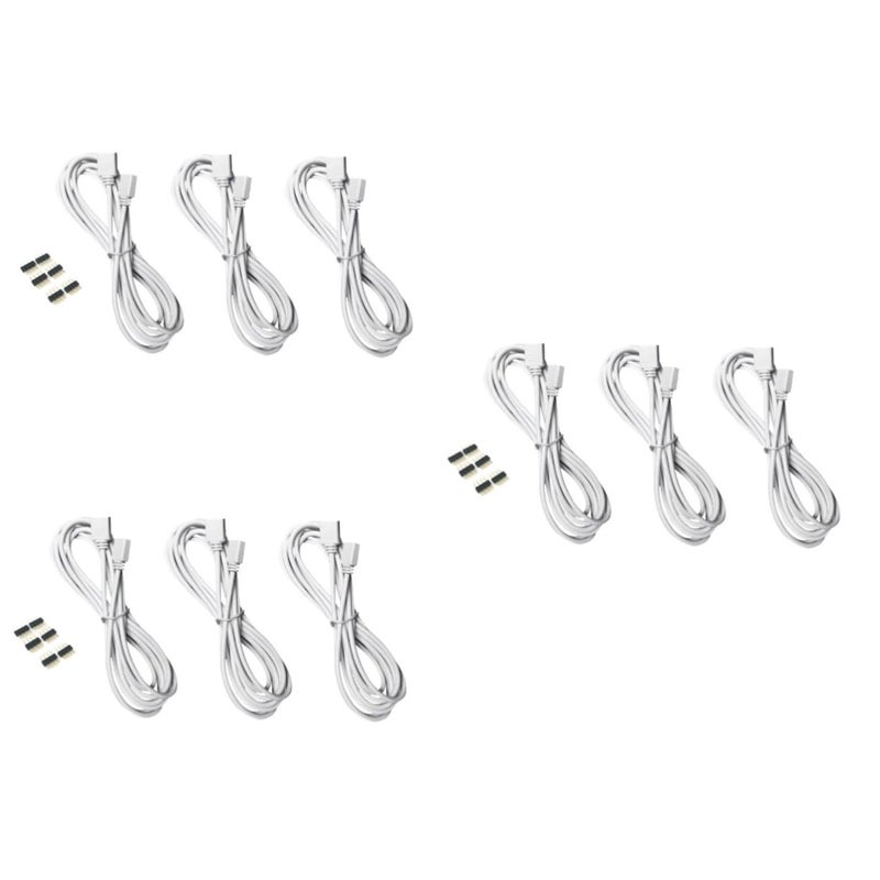 27 Pcs RGB LED Strip Connector Extension Cable Kit No Soldering Indoor Use - Image 1