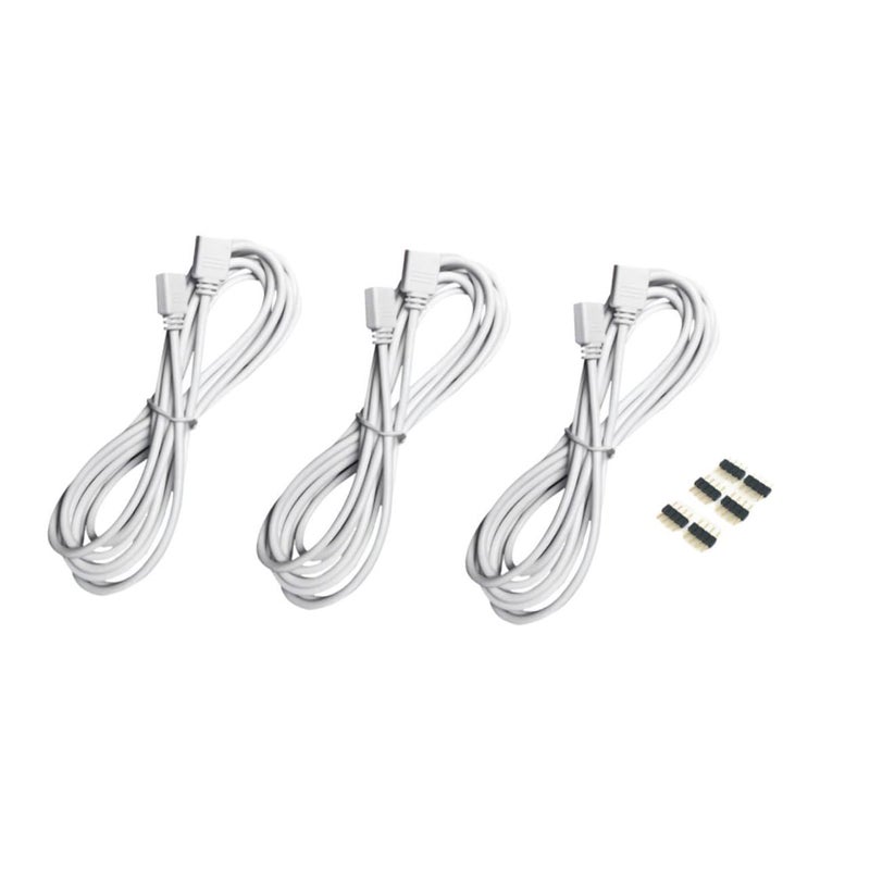 27 Pcs RGB LED Strip Connector Extension Cable Kit No Soldering Indoor Use - Image 4