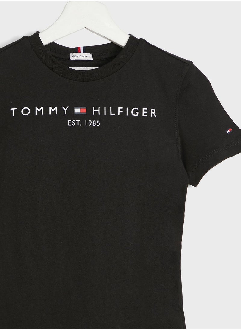 TOMMY HILFIGER Youth Logo T-Shirt  - Image 3