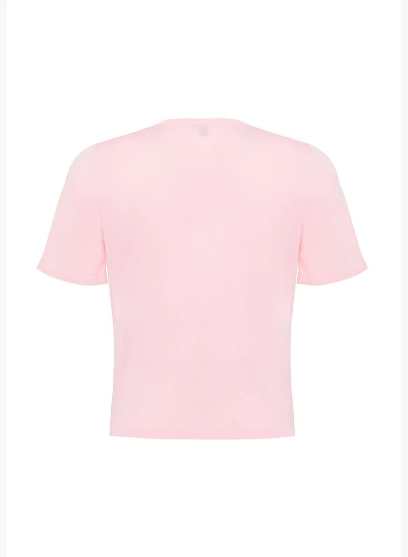 trendyol Pink Knitwear Sweater TWOSS24KZ00007