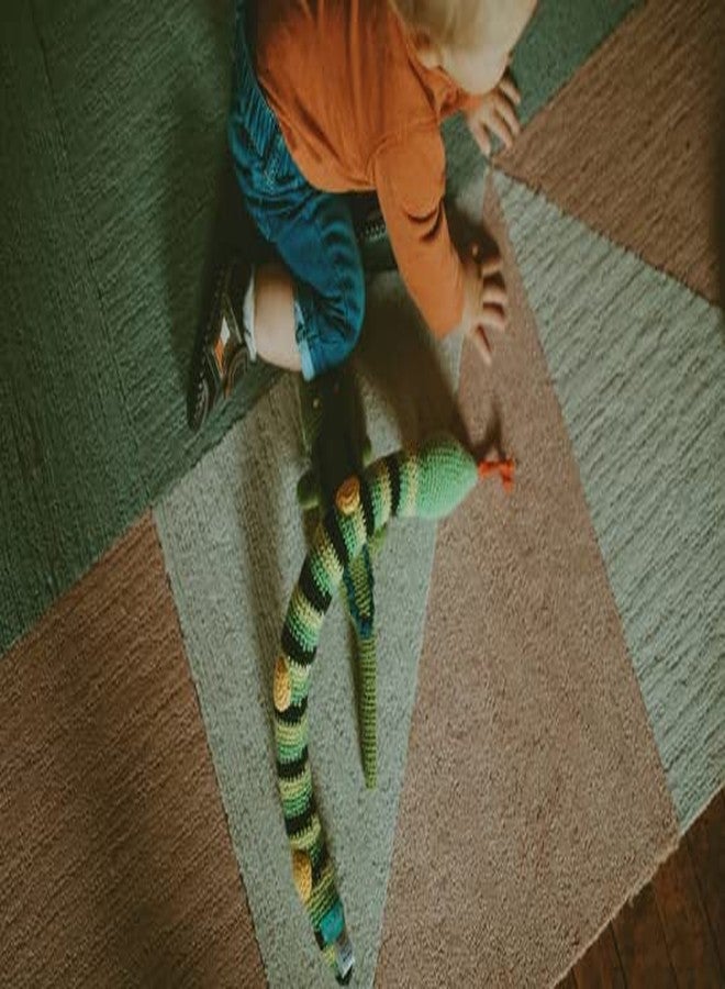 Pebble Fair Trade Handmade Crochet Cotton Snakes Rattle - Image 2