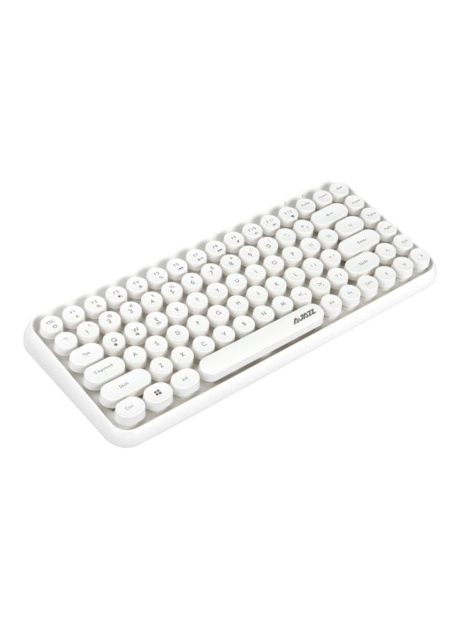NIBEMINENT Wireless Keyboard White  - Image 3