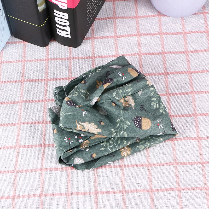 2pcs Comfortable Cartoon Printed Cotton Working Hat for (Dog, Pine Cone) - Image 1