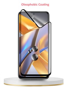 دبليو تيك واقي شاشة سيراميك مطفأ اللمعة لتغطية كاملة لهاتف Xiaomi Redmi Note 13 4G 2024 شفاف / أسود  - Image 5
