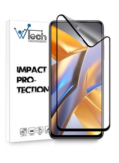 دبليو تيك واقي شاشة سيراميك مطفأ اللمعة لتغطية كاملة لهاتف Xiaomi Redmi Note 13 4G 2024 شفاف / أسود  - Image 1