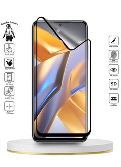 دبليو تيك واقي شاشة سيراميك مطفأ اللمعة لتغطية كاملة لهاتف Xiaomi Redmi Note 13 4G 2024 شفاف / أسود  - Image 4