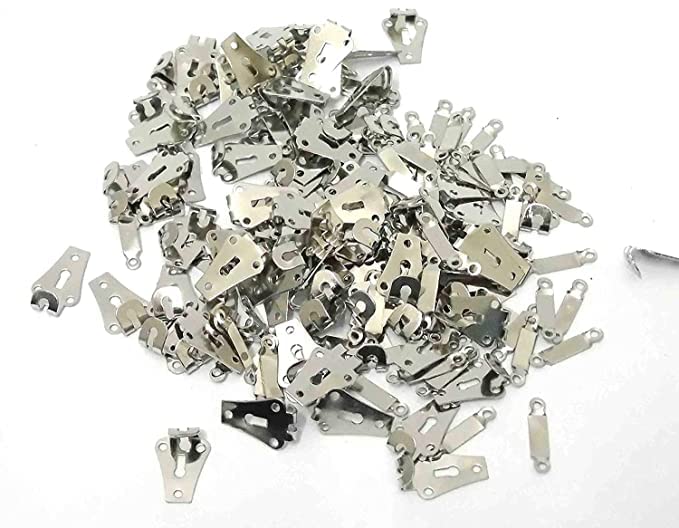 Bhavya Enterprises Bhavya Enterprises Steel Trouser 2 Part Hooks Pant Hook Frocks Shorts Pants Dresses Skirts Trousers Slacks Sweaters Garments Making DIY Crafts Set of 100 in a Box  - Image 3