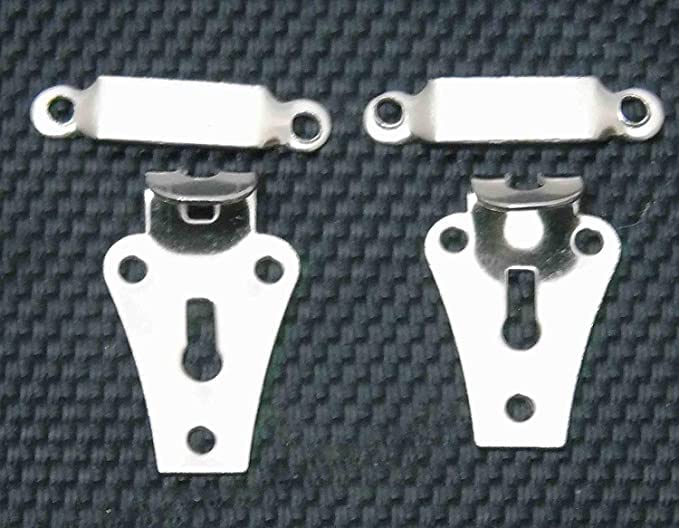 Bhavya Enterprises Bhavya Enterprises Steel Trouser 2 Part Hooks Pant Hook Frocks Shorts Pants Dresses Skirts Trousers Slacks Sweaters Garments Making DIY Crafts Set of 100 in a Box  - Image 1
