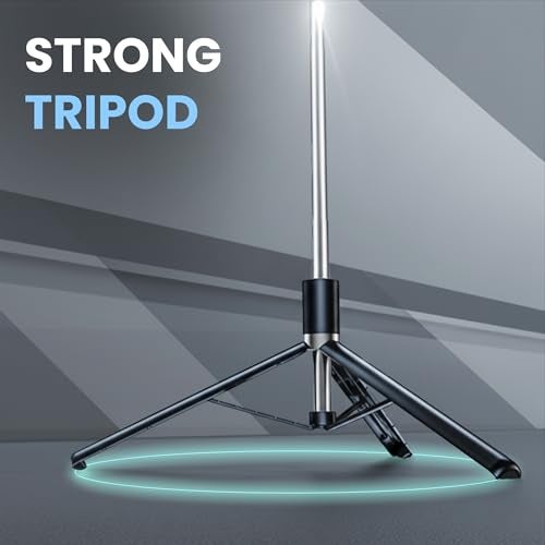 Kratos K18V2 Long Selfie Stick Tripod Stand 67 inch/1.7 M, 360° Rotation Handle for Anti Shake Shooting Tripod, Multifunctional Bluetooth Tripod for Mobile Phone for Vlogging, Live Stream & Travel - Image 5