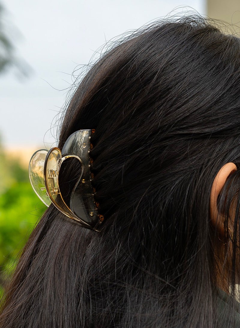 ZAAS Transparent Claw Hair Clip for Women – Strong Hold, Stylish Design - Image 1