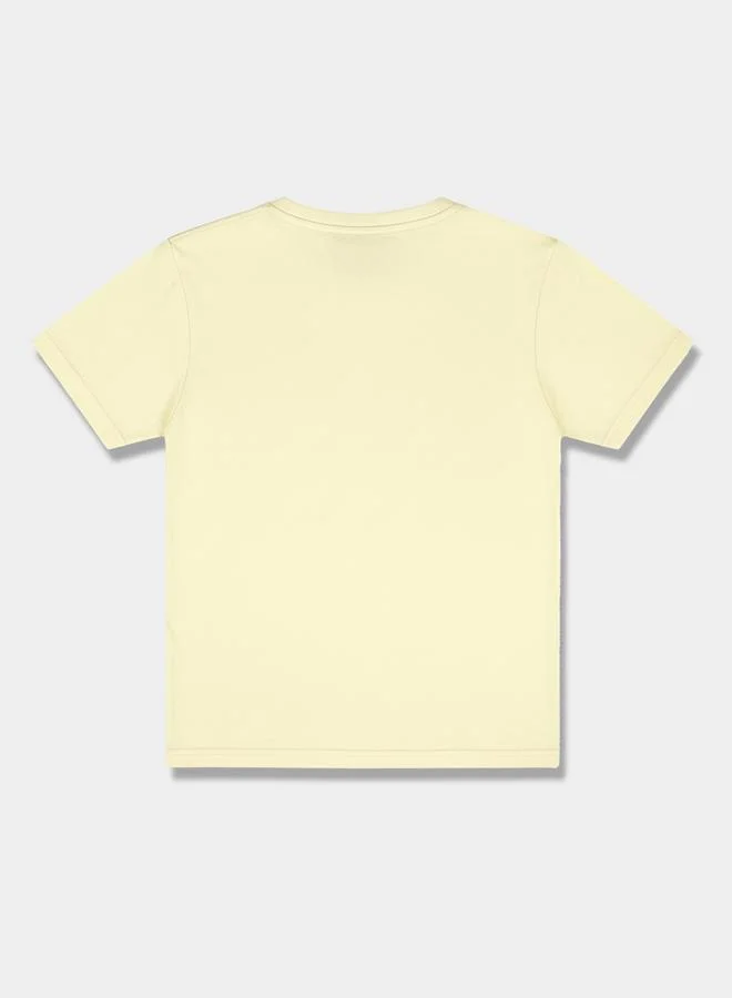 SUPERMAN Graphic Print Round Neck Fashion T-shirt