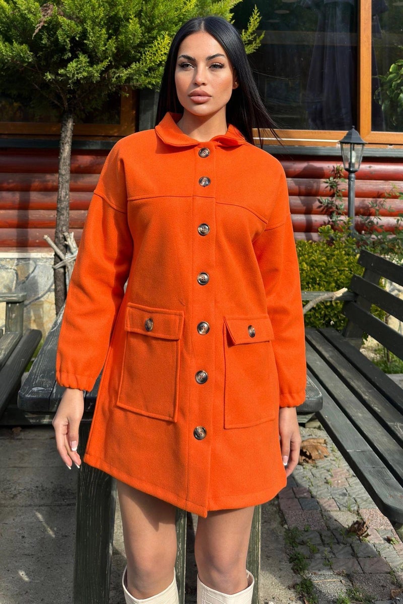 Weshaya Jacket Women Orange - Image 3
