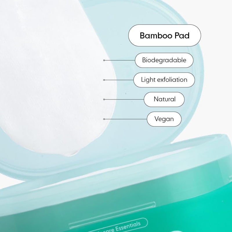 LOOPS Milky Cleanser Korean Skincare - Deep Cleansing and Hydrating Skin Care - Pre-soaked Bamboo Facial Cleansing Pads - Facial Wash with Milky Oil Complex - Oil Cleanser for Face - Pack of 60 - Image 4