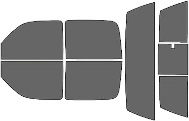 Rvinyl Rtint Window Tint Kit for Chevrolet Silverado 2001-2006 (4 Door) - Complete Precut Kit - 35% - Image 1