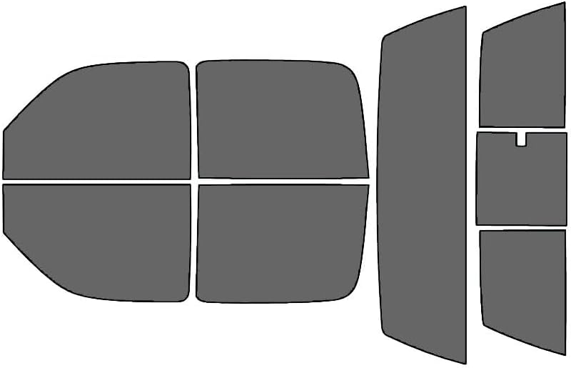 Rvinyl Rtint Window Tint Kit for Chevrolet Silverado 2001-2006 (4 Door) - Complete Precut Kit - 35% - Image 3