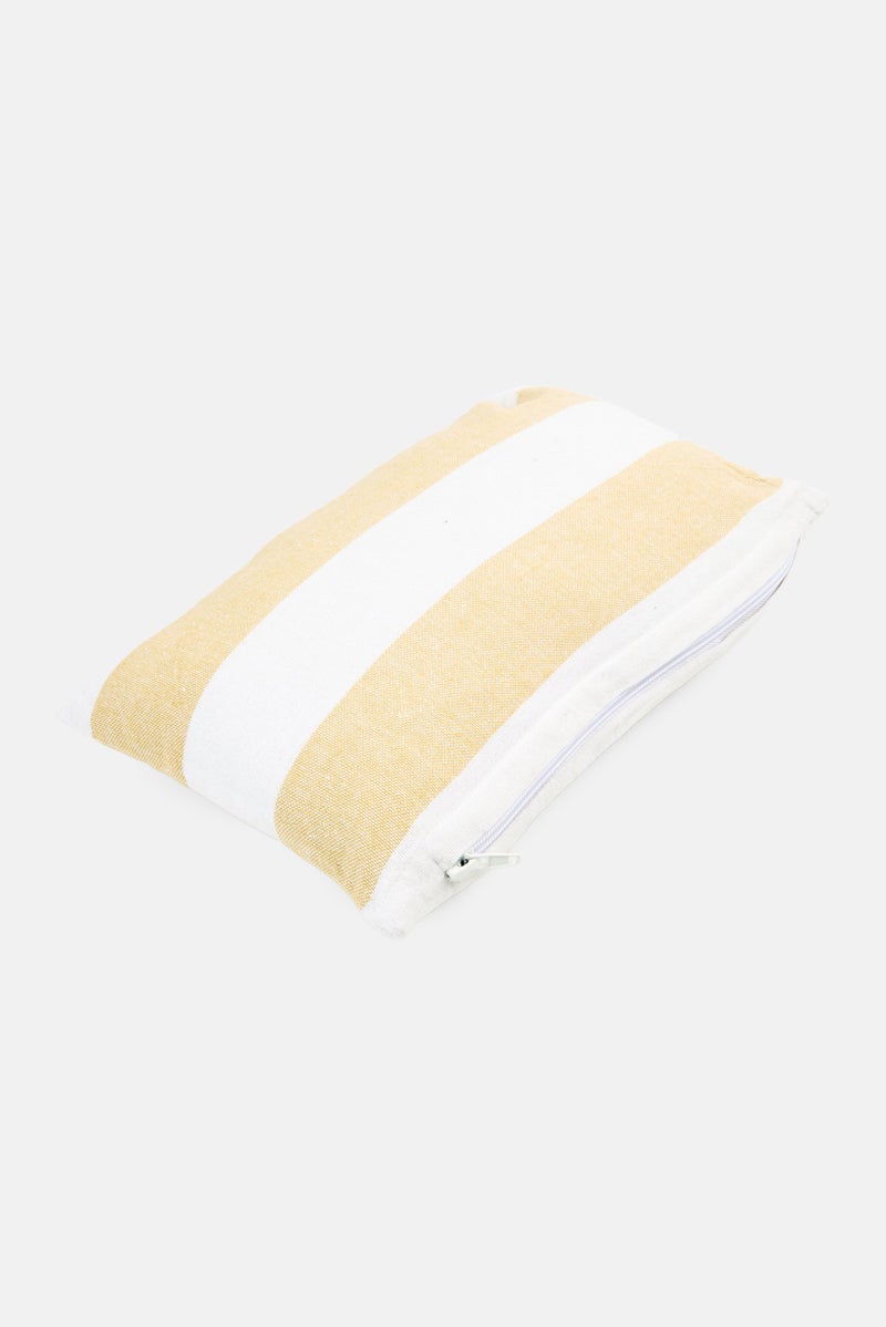 Muy Mucho Stripe Cushion 20 x 30 cm, Yellow  - Image 2
