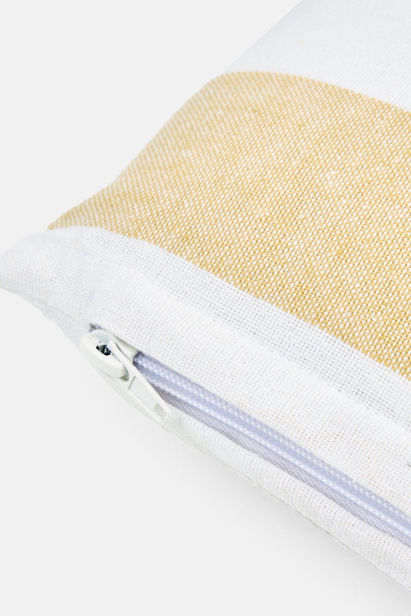 Muy Mucho Stripe Cushion 20 x 30 cm, Yellow  - Image 3