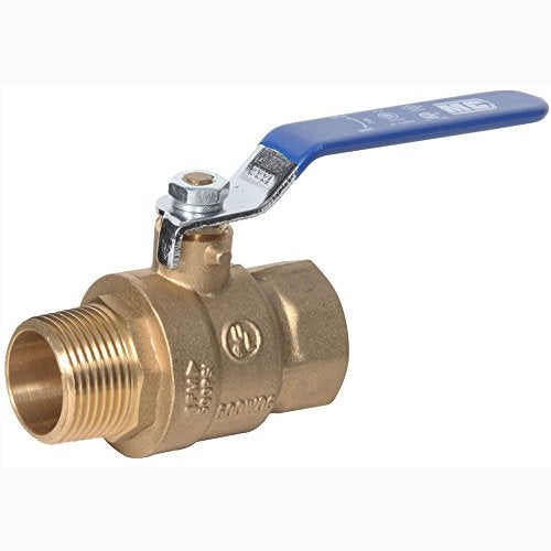 Midwest Control MBB-75 600 PSI CWP 3/4" NPT MxF Brass Ball Valve - Image 1