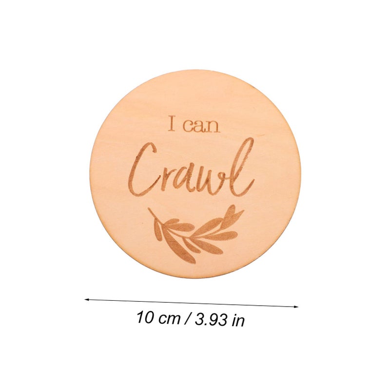 12pcs Newborn Photo Props Birth Month Cards With Rounded Edges For Safe Baby Growth Moments - Image 3