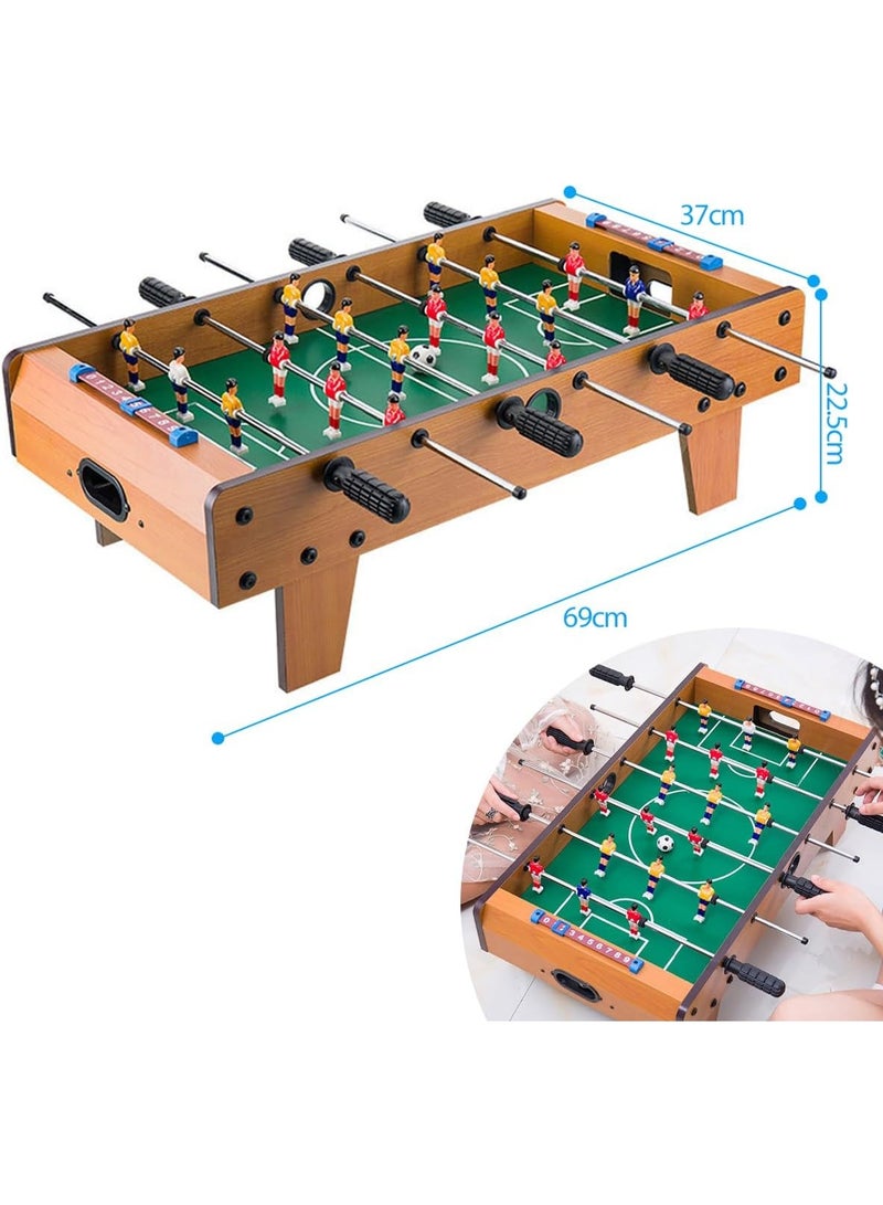 DmarQa Tabletop Football Toy, Mini Game Set with 4 Balls and 18 Players - Image 1