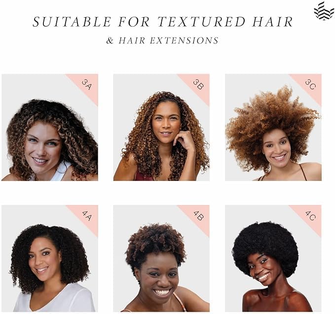 Manta Curls Anti-Breakage Hairbrush – Detangling Brush for Curly & Afro Hair, Gentle Wet & Dry Hairbrush for Women, Soft Teal - Image 4