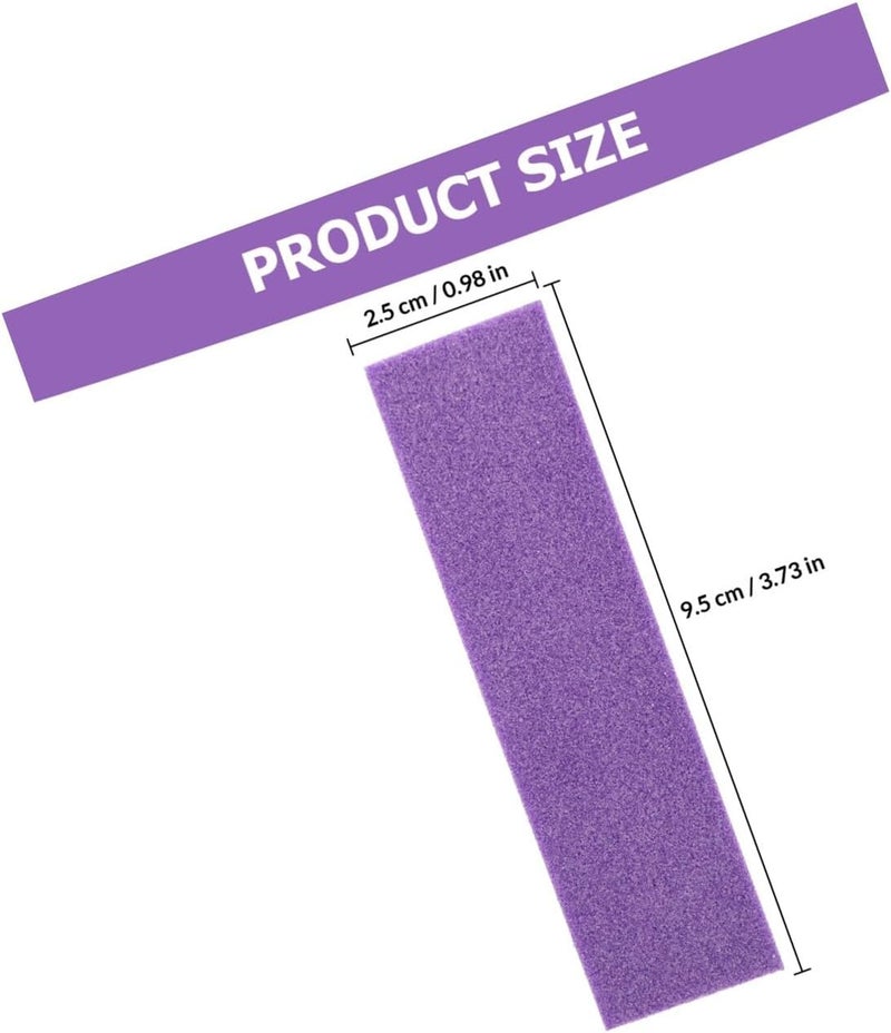 10pcs Nail Buffer Block and Nail File Set 4-Sided Purple Sponge Smoother Manicure Tool for Professional Art and Polishing at Home - Image 2