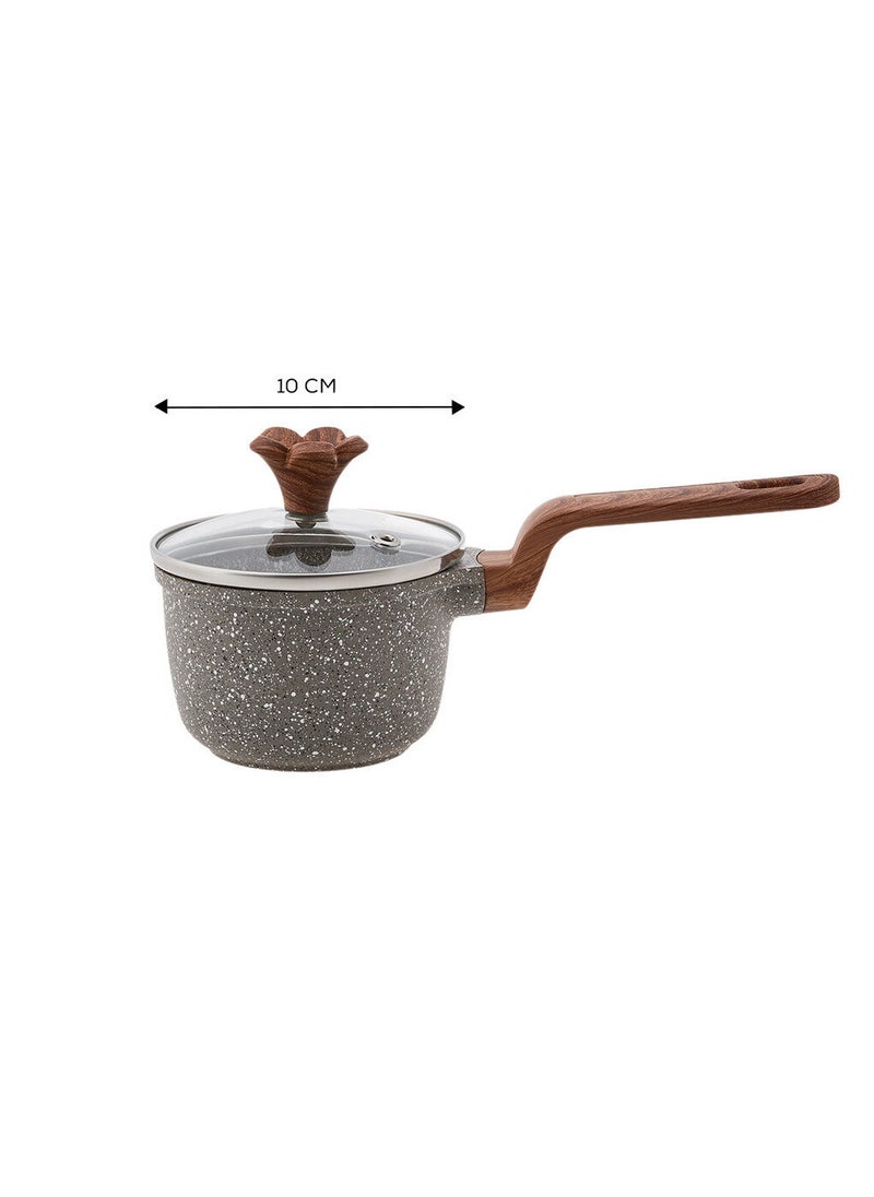 Karaca Granite Saucepan With Glass Lid 10 cm  - Image 2