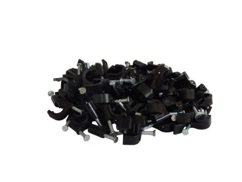 Your Cable Store 100 Pack Black / 8mm RG6 Cable Clips - Image 3