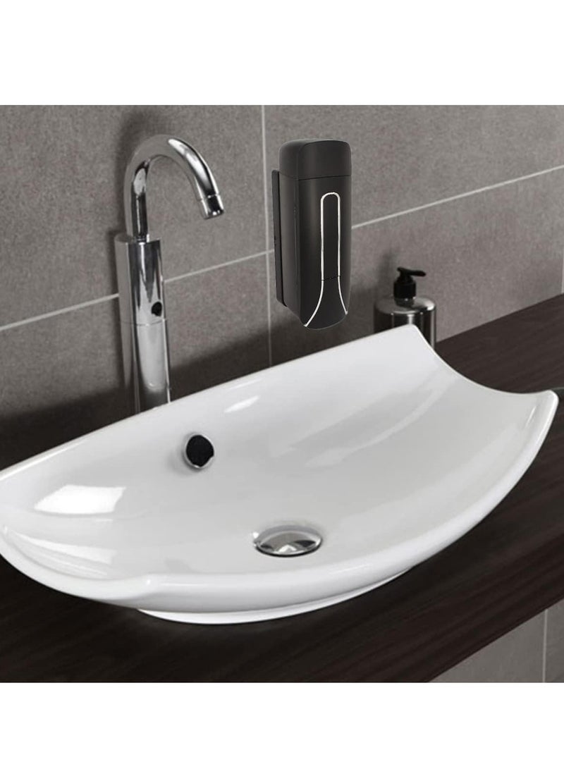 Loquat Wall-Mounted 350ml Plastic Soap Dispenser, No-Drill Shower Gel  Shampoo Bottle - Image 5