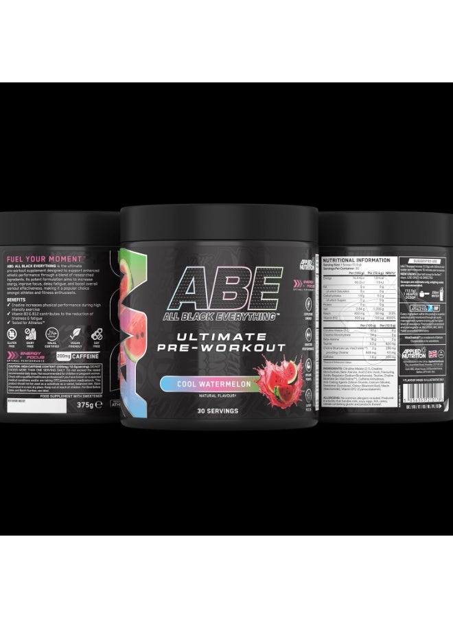 Applied Nutrition Abe Pre Workout Food Supplement Cool Watermelon Flavor, 30 Servings 375 gm - Image 5