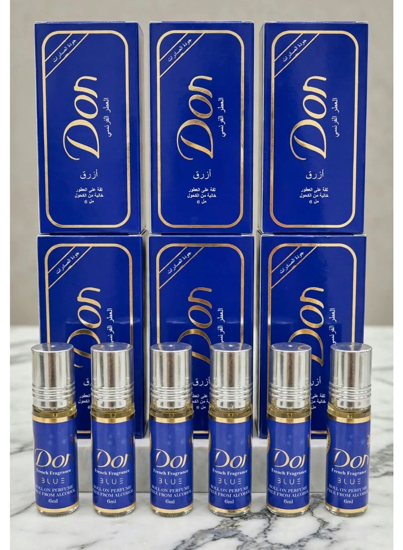 Don Don Naylah Blue Dawn Perfume, 6 ml – Pack of 6 - Image 2