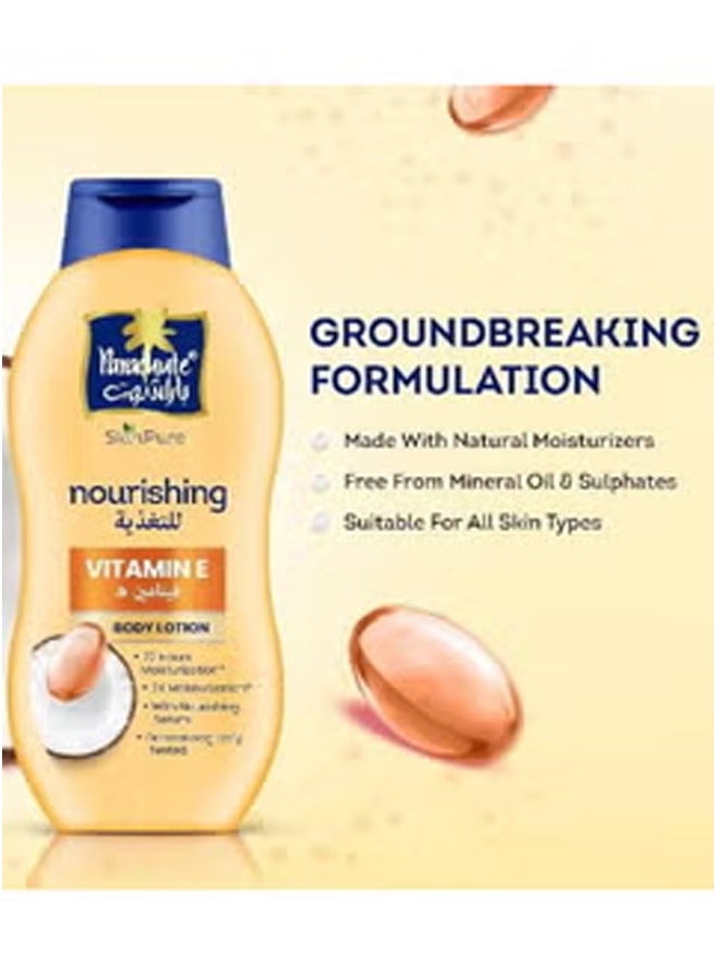 Parachute Nourishing Vitamin E Body lotion 400 ml - Image 2