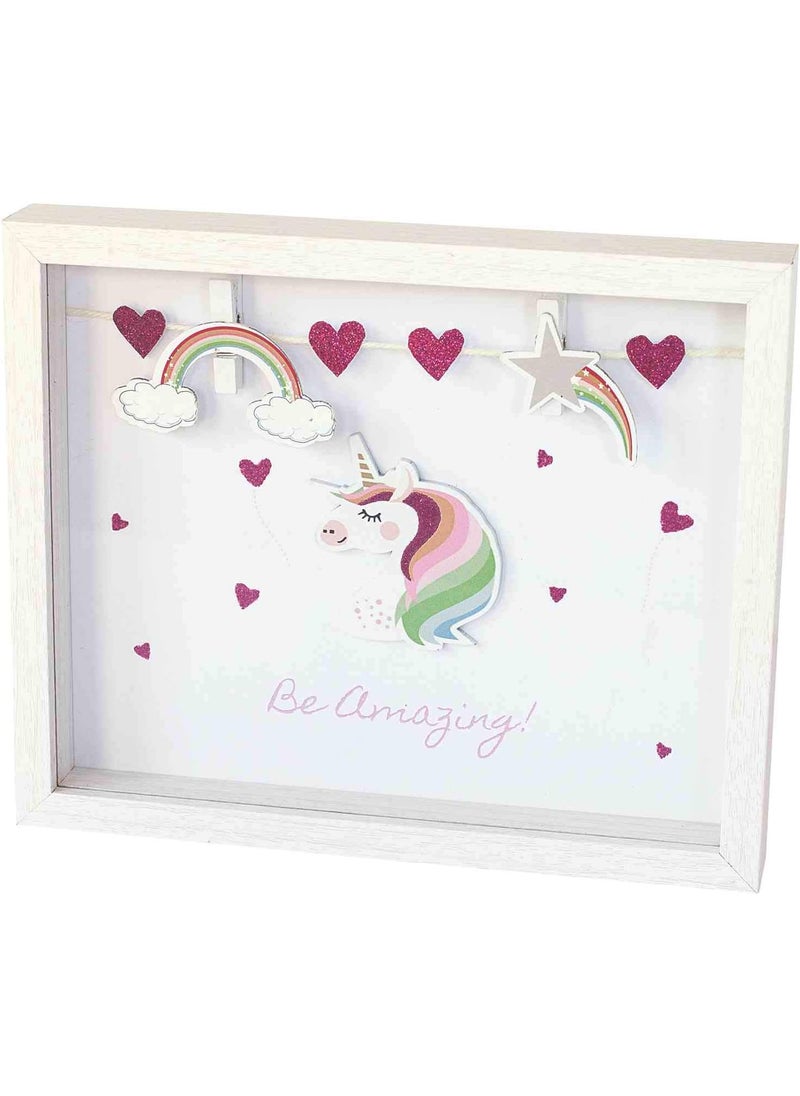 Arora Kids Unicorn CollectionWall Art Photo Frame Multicolour One Size 