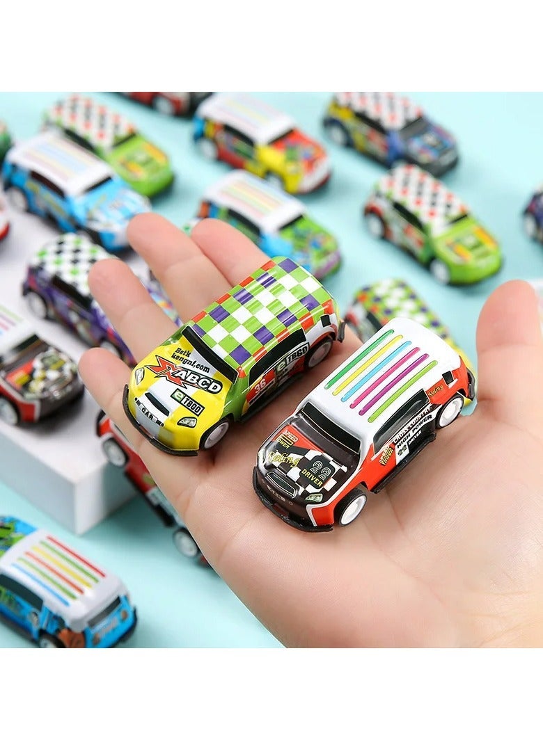 Toy Box Metal Pull Back Cars Friction Power Alloy Casting Model Cars Mini Race Cars for Toddler 12pcs - Image 4