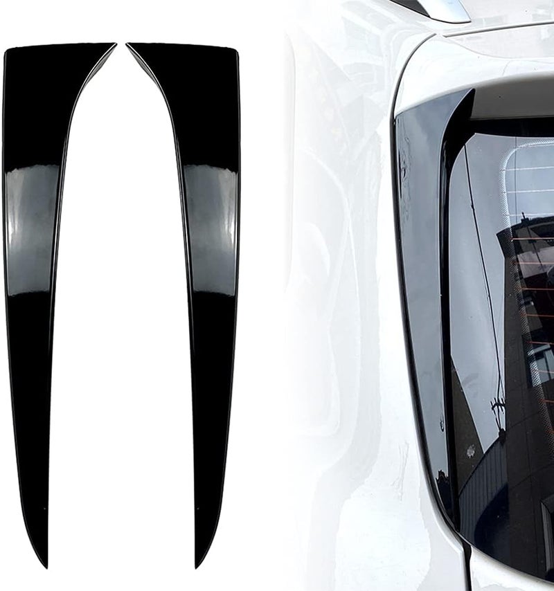 Yurefax Rear Window Spoiler Side Wing Trim Cover - Image 4
