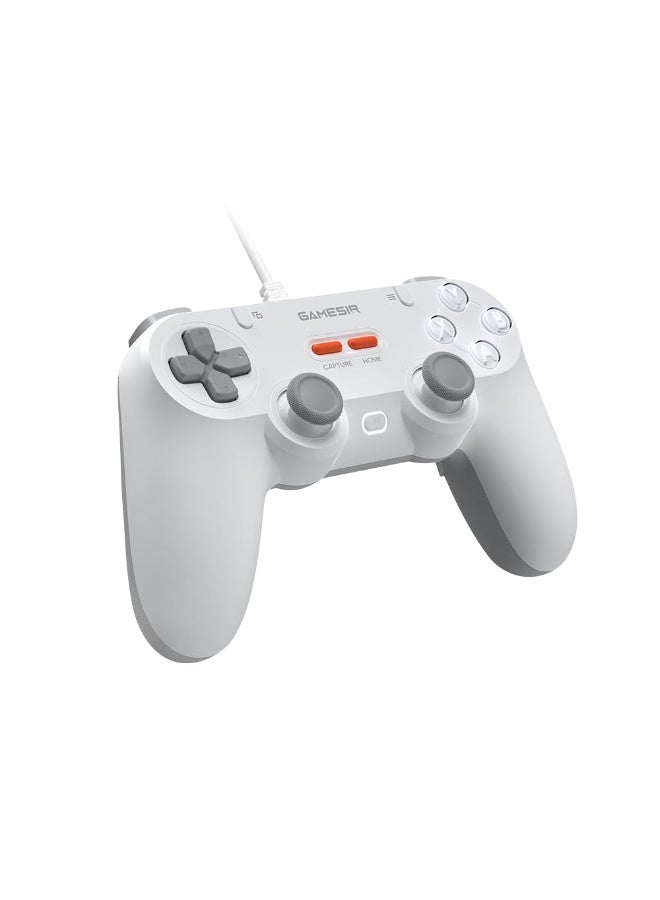General Classic Gamepad GameSir Tegenaria Lite Wired Game Controller for Switch, Android, iOS, PC, Steam With Retro 90s Design, Hall Effect Sticks, 1000Hz Polling Rate, Dual Rumble Motors, Mappable Back Buttons, Ultra-Low Latency, Ergonomic Design -Serene  - Image 3