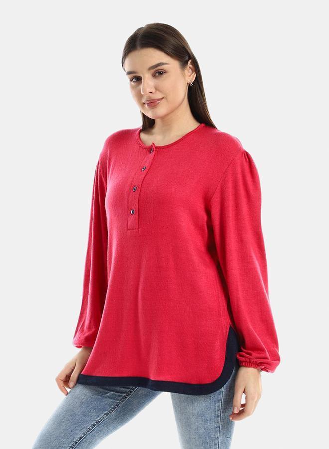 kady Jamila Women Upper Buttoned Long Sleeves Top - Image 2