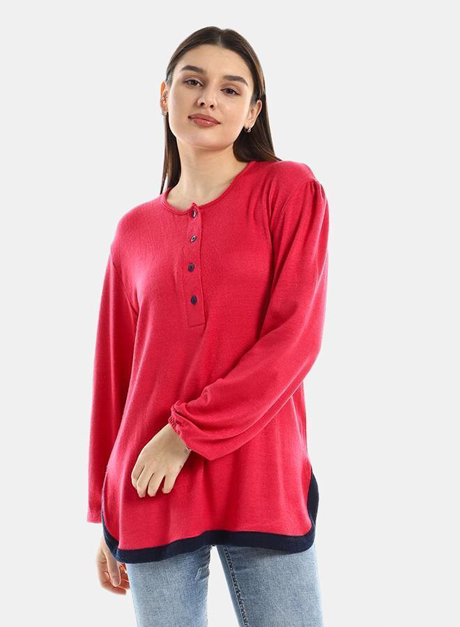 kady Jamila Women Upper Buttoned Long Sleeves Top - Image 1