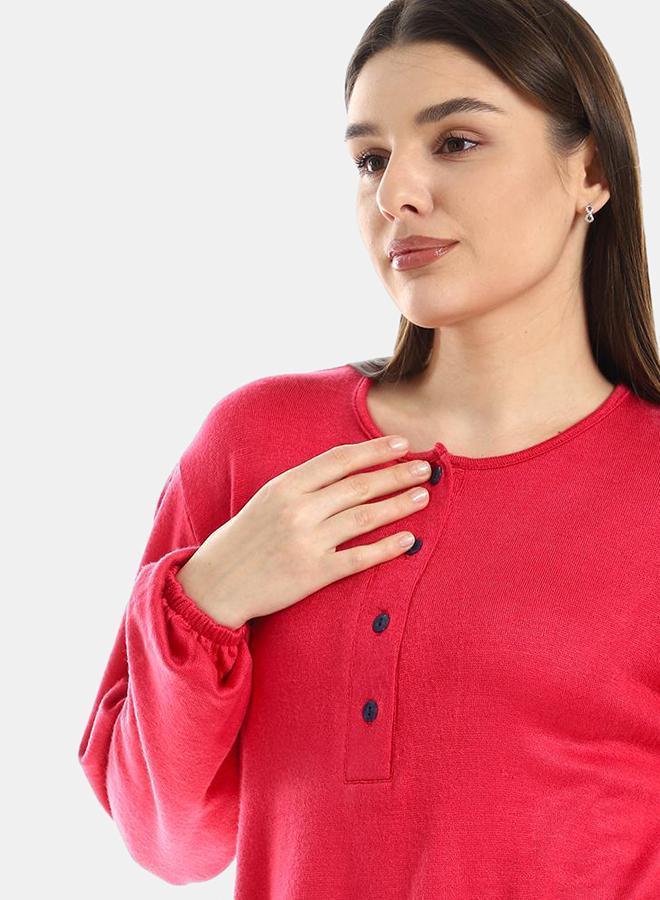 kady Jamila Women Upper Buttoned Long Sleeves Top - Image 4