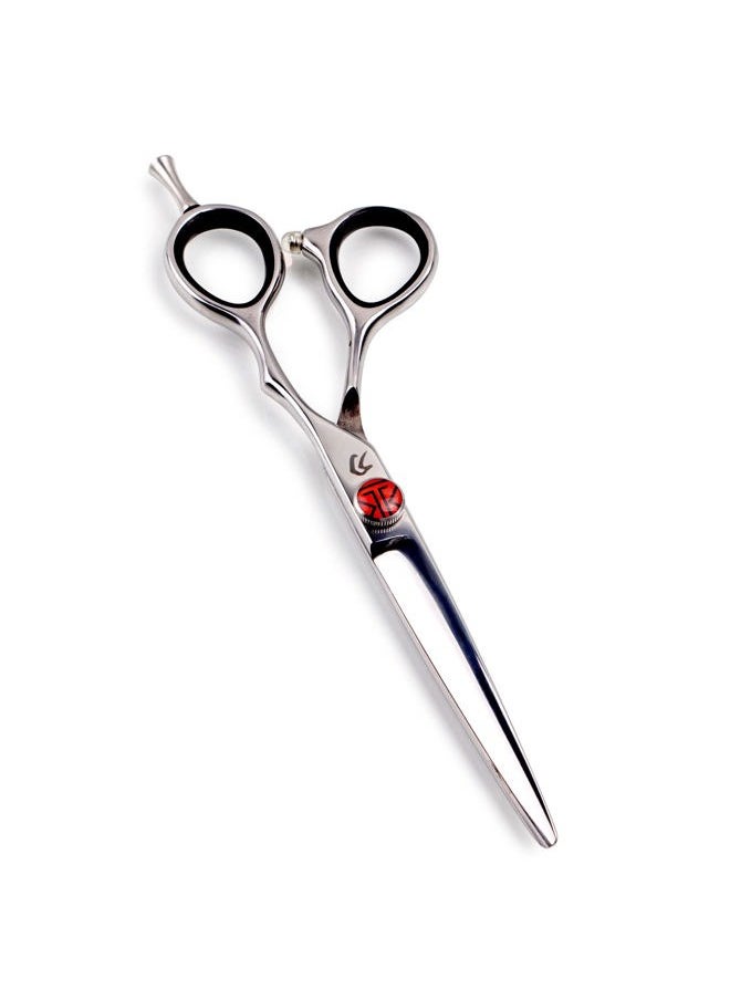 EVERLONG - Tokko Katana Classic Professional Razor Edge 440C Japanese Stainless Steel Hair Cutting Scissors 6.5" Barber Shears With Adjustment Screw and Leather Case - Image 1