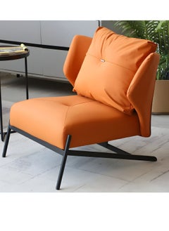 Leather single chair || orange - pzsku/Z20CFB9F1CFAD66617682Z/45/1741001215/bbdd2299-adae-405b-b8be-6b5ec3067ca6