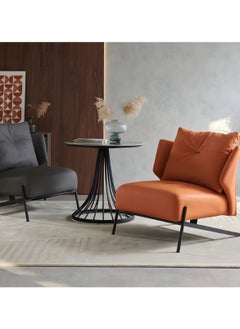 Leather single chair || orange - pzsku/Z20CFB9F1CFAD66617682Z/45/1741001512/57c69e4e-3969-41ac-960e-f17782e329eb